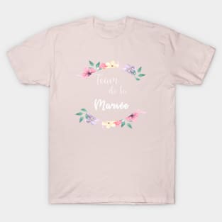 team de la mariée floral T-Shirt